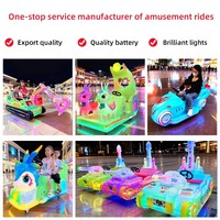 Voiture électrique commerciale lumineuse pour enfants, type voiture tamponneuse, pour marché nocturne