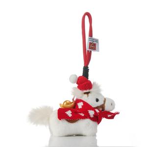 พวงกุญแจตุ๊กตาโพนี่น่ารัก ตุ๊กตาโพนี่นำโชค ตุ๊กตาโพนี่แบบกำหนดเอง ของตกแต่งโต๊ะทำงาน ของขวัญปีม้า - Product Image 4