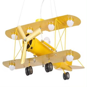 Jardin d'enfants <span class=keywords><strong>chambre</strong></span> décorative créative garçon fille moderne LED coloré 3d avion enfants pendentif lumière enfants - Product Image 6
