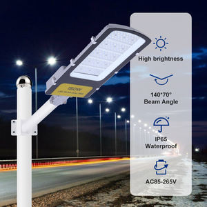 Lampes de jardin de l'industrie moderne Multi-spécifications 20W 30W 50W 100W 150W 200W Lampe de rue noire étanche - Product Image 2