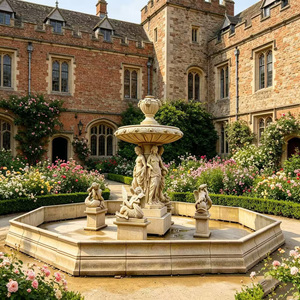 <strong>Large</strong> 3-Tier Natural Stone Horse Carved Fountain Outdoor <strong>Garden</strong> <strong>Water</strong> <strong>Feature</strong> <strong>for</strong> Villa Decoration - Product Image 6