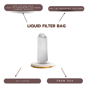 Sac filtrant liquide de production industrielle personnalisé assurant une sortie de liquide propre et sans huile - Product Image 2