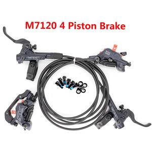 Juego de Frenos de Disco Hidráulicos para Bicicleta de Montaña <span class=keywords><strong>Shimano</strong></span> DEORE SLX <span class=keywords><strong>XT</strong></span> M6100 M7100 M8100 M6120 M7120 <span class=keywords><strong>M8120</strong></span>, 2 o 4 Pistones, Originales - Product Image 4