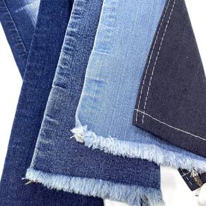 Twill Stretch Denim Người Đàn Ông Của Jeans Vải Mềm <span class=keywords><strong>Indigo</strong></span> Cotton Denim Jeans Vải Dệt May Giá Tốt Vải Các Nhà Sản Xuất - Product Image 5