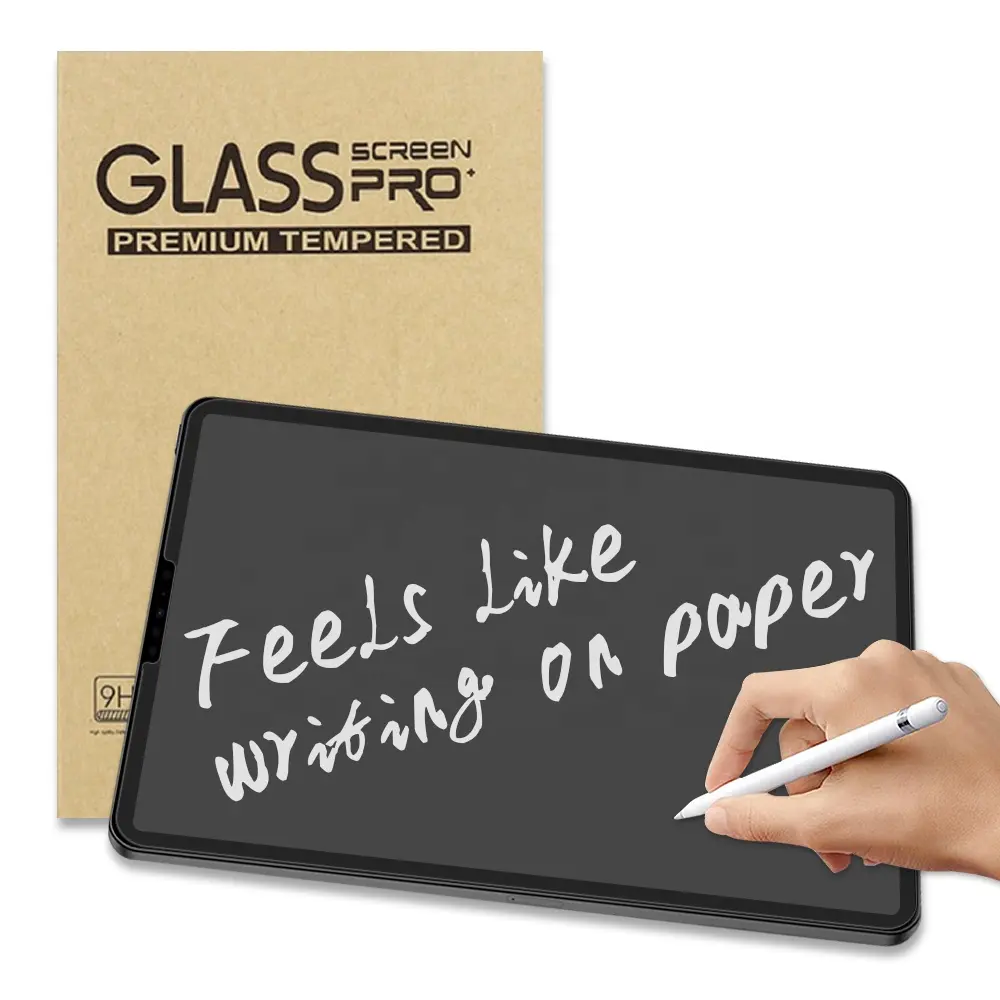 Pellicola salvaschermo in vetro Paper Feel per iPad Air per iPad Pro 11 per iPad 10.9 2022 protezione dello schermo in vetro per pittura di scrittura