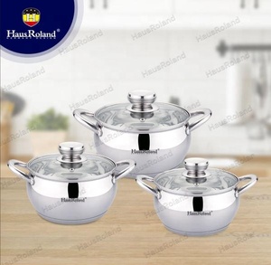 Ausroland, <span class=keywords><strong>jiangmen</strong></span>, logo personnalisé, antiadhésif, poêle à soupe, ensemble de casseroles isolées antiadhésives, ustensiles de cuisine - Product Image 2
