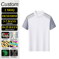 Polo Antibacterial con Cierre de 175GSM 10A, 87% Nailon, 13% Elastano, UPF50+, Secado Rápido, Bloques de Color, Unisex, Logotipo Personalizado, Tallas S-6XL
