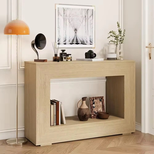 Table <span class=keywords><strong>console</strong></span> moderne <span class=keywords><strong>convertible</strong></span> américaine de 47 pouces pour entrée et salon avec rangement - Product Image 4