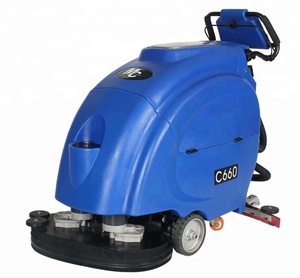 C660 Floor Cleaner Scrubber <b>Machine</b> Portable Commercial <b>Walk</b> Behind Floor Scrubber - Product Image 5