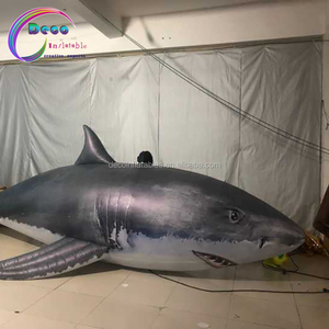 Nouveau design de requin gonflable géant pour la publicité, <span class=keywords><strong>ballon</strong></span> à hélium en forme de requin pour les événements - Product Image 2