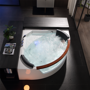 Baignoire à remous en acrylique autoportante écologique pour salle de bain intérieure et extérieure, <span class=keywords><strong>hydromassage</strong></span>, <span class=keywords><strong>jacuzzi</strong></span>, villa colorée 12 - Product Image 2