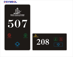 NUEVO 2026 DSYMBOL Placas de Puerta para Hotel con Contacto Seco para Estado de Habitación (DND, MUR) <span class=keywords><strong>y</strong></span> Timbre, para Uso Exterior e Interior, con Sistema Completo - Product Image 4