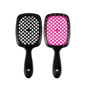 Custom Logo 5Pcs Hair Brushes Set Plastic Hair <b>Styling</b> Combs Set Hollow Hair Brush with 200ml Mist <b>Spray</b> Bottle - Product Image 1