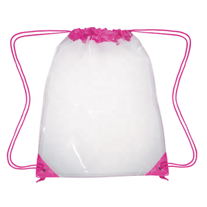 Bán Buôn Biểu Tượng Tùy Chỉnh Dây Kéo Ba Lô Giá Rẻ In Quà Tặng Không Thấm Nước OEM <span class=keywords><strong>PVC</strong></span> Khuyến Mại Rõ Ràng Dây Kéo Túi Cho Quần Áo - Product Image 3