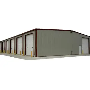 Bengkel struktur baja berbiaya rendah/hanger/gudang prefabrikasi murah