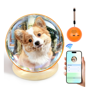 3D pha lê bóng tự làm bộ nhớ video Orb bóng video giáng sinh quả cầu pha lê với bộ nhớ video, Funny giáng sinh, món quà sinh nhật - Product Image 1