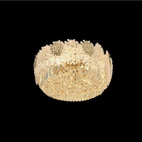 Lustre rectangulaire en cristal de luxe GRSD Snowflake pour villa, hôtel