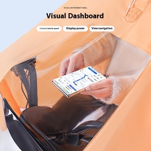 Imperméable <span class=keywords><strong>de</strong></span> voiture électrique imperméable pour femmes/hommes épaissi allongé couverture complète du corps pour <span class=keywords><strong>Poncho</strong></span> pour motos voyage Simple - Product Image 2