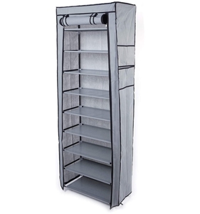 Good Price Hot Sale Metal Bamboo Double Tier Universal <strong>Wall</strong> <strong>Mounted</strong> Folding <strong>Shoe</strong> <strong>Rack</strong> with Waterproof Design Luxury Classic - Product Image 1