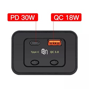 Cargador de Coche QC 3.0 con Puerto USB Tipo-C QC3.0, Carga Rápida con Protección de Seguridad, Carga 2 Dispositivos, para Camioneta, RV, Auto, <span class=keywords><strong>Barco</strong></span> - Product Image 3