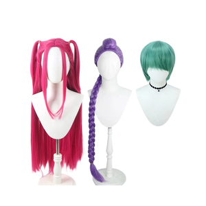 Fournitures de fête, perruque synthétique de style Mira Zoe Lumi pour cosplay d'anime Hunter, costume pour femmes et filles, K-pop - Product Image 1