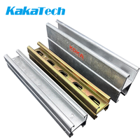 Profilé Unistrut en U double canal à fentes, galvanisé or, 41x21 41x41, du fabricant