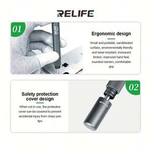 RELIFE RL-066C force réglable téléphone portable couverture arrière de verre stylo de dynamitage pour objectif de caméra arrière verre outil de suppression - Product Image 6