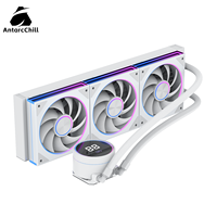 Enfriador Líquido para CPU AntarcChill de 360 mm, LGA 115X 1200 1366 1700 1851 AM4 AM5, Kit de Montaje Multi-Socket para PC de Juegos y Estaciones de Trabajo