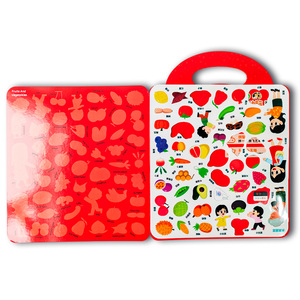 Mới Sáng Tạo Tái Sử Dụng Sticker Cuốn Sách Cho Trẻ Em Hoạt Động Não Cuốn Sách Vui Vẻ Đầy Đủ Màu Sắc 3D Dịch Vụ In Ấn Jelly Sticker Sách - Product Image 4