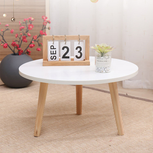 Mesa <span class=keywords><strong>de</strong></span> <span class=keywords><strong>Centro</strong></span> Redonda Pequeña y Económica <span class=keywords><strong>de</strong></span> MDF <span class=keywords><strong>para</strong></span> Sala <span class=keywords><strong>de</strong></span> Estar, Estilo Nórdico - Product Image 6