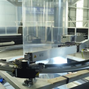 Machine de soufflage de <span class=keywords><strong>film</strong></span> 2026 1000-1600mm 55/65/55 avec système d'enroulement à fente centrale à co-extrusion automatique à trois couches ABC(IBC) - Product Image 5
