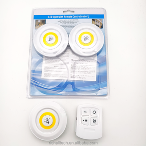 Bán buôn không dây điều khiển từ xa đèn trở lại pasteable Mini COB <span class=keywords><strong>LED</strong></span> cảm ứng nhà bếp phòng ngủ cầu thang tủ quần áo <span class=keywords><strong>LED</strong></span> đêm đèn - Product Image 6