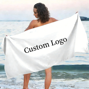 Toallas de Microfibra Promocionales Suaves con Impresión Personalizada, Toalla de Playa de Secado Rápido y Resistente a la Arena con Logotipo - Product Image 1