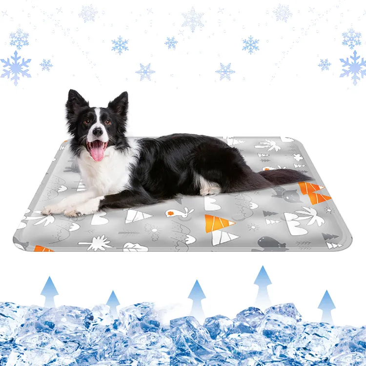 Muawu Cooling Mat Pad Pet Cat Lavable Summer Cooling Mat Dog Sleeping Cool Mat para perros