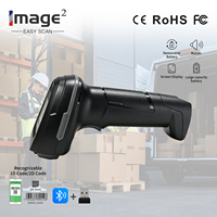 Escáner de Códigos de Barras Inalámbrico HC-880BP 2.4G para USB 1D 2D con Pantalla y Batería Extraíble, Disponible en Stock A4 para Uso en Almacenes