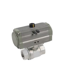 Válvula de Bola Neumática A105 DN 25 de Alto Rendimiento, de Paso Completo, con Brida PN16 para Uso Industrial en HVAC, Personalizable OEM para Gas - Product Image 4