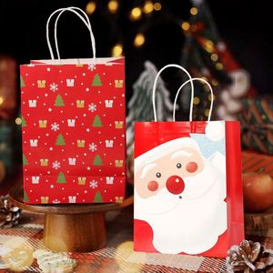 Wholesale Custom Hot Selling Festival Promotional <b>Paper</b> <b>Bags</b> for Christmas Reusable Candy Packaging Kraft <b>Gift</b> <b>Bag</b> - Product Image 4