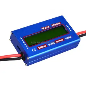 Mavi DC 60V 100A denge gerilimi pil güç analizörü RC Watt metre Checker profesyonel dengeleyici şarj