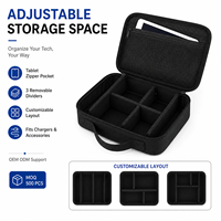 Étui Organisateur Électronique Personnalisé d'Usine 2016 Grande Capacité Sac de Rangement de Câbles de Voyage pour Téléphones Tablettes Chargeurs OEM ODM