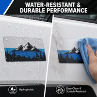 Autocollants en vinyle personnalisés écologiques et durables pour logo de voiture, résistants à l'eau et anti-rayures, pour véhicules et camions