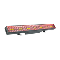 Barre LED Pixel 300W 7*40W Ambre + 528 RGB SMD à contrôle segmenté DMX pour éclairage de scène mural AC220V Aluminium+Plastique