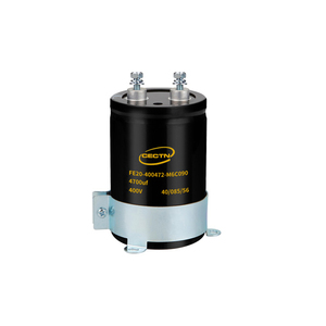 Condensador Electrolítico <span class=keywords><strong>de</strong></span> Aluminio Marca CECTN, Tipo <span class=keywords><strong>de</strong></span> Terminal <span class=keywords><strong>de</strong></span> Tornillo, para Fuente <span class=keywords><strong>de</strong></span> Alimentación - Product Image 1
