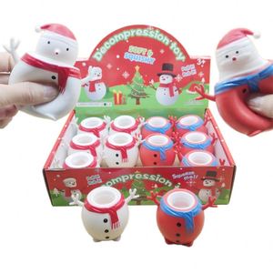 Mini Juguete Antiestrés Navideño, Copa de Descompresión TPR, Unisex, Juguete para Apretar, Divertido para Mayores de 14 Años, Fiestas - Product Image 1