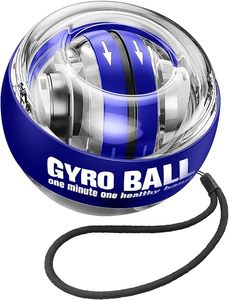 Gyro Ball, Ejercitador de Muñeca y Antebrazo, Entrenador de Brazo con Luz LED, Estuche de Transporte, PC+ABS+ZINC - Product Image 5