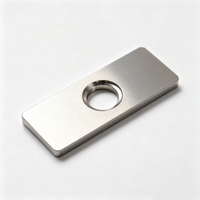 Service d'usinage CNC pour joints de fixation de portes et fenêtres en aluminium 6061/7075, pièces de connexion pour quincaillerie de meubles, butée de porte d'armoire