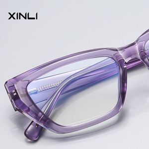 XINLI2155 TR90 Small Square Shape Frame Anti-Blue <b>Light</b> Blocking <b>Reading</b> <b>Glasses</b> for Women Daily Wear - Product Image 2