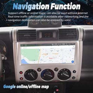 Autoradio 12,3 pouces Android 13 pour Toyota FJ Cruiser 2008 2013 Carplay GPS Navigation Multimédia Lecteur vidéo stéréo 128 Go - Product Image 6