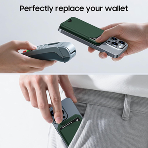 Cartera Magnética con Espejo Plegable y Espejo Integrado Compatible con la Serie <span class=keywords><strong>Apple</strong></span> iPhone (Imanes N52) - Product Image 6