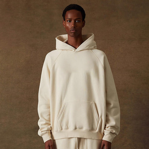 Sudadera de Felpa Gruesa de Algodón OEM de 400 g/m² para Hombre, Estilo Urbano Oversize, Bordada, de Alta Calidad, Personalizada para Invierno - Product Image 2