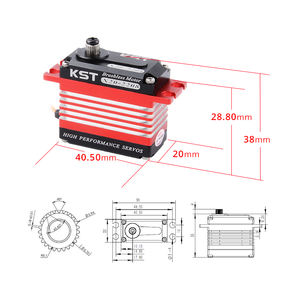 Motor sin Escobillas Digital HV de Aleación de Aluminio KST X20-2208 V8.0 25Kgf.cm 0.07seg DC7.4V con Engranaje Metálico y 6BB Ciclópicos para RC - ¡Oferta! - Product Image 4